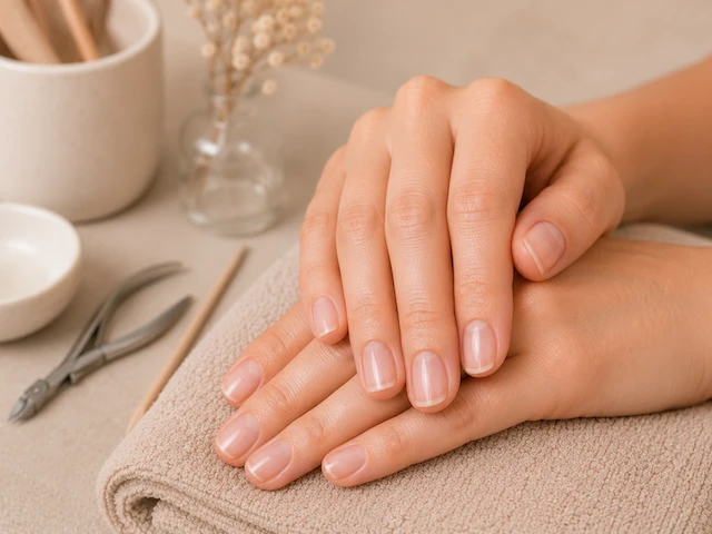 Clean manicure