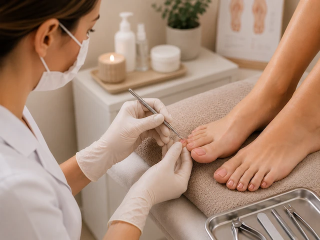 Pedicure podologiczny + lakier klasyczny
